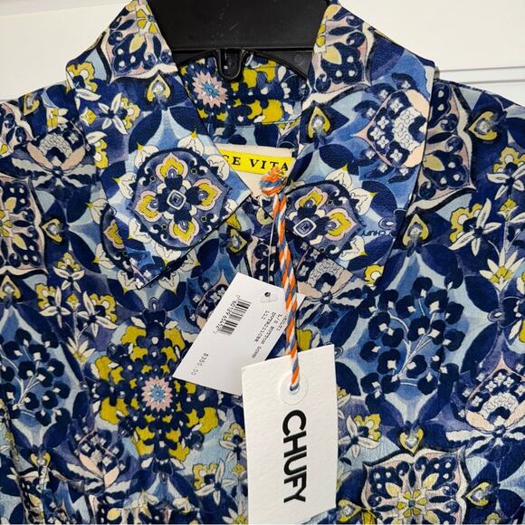 CHUFY Pia Capri Button-Down Shirt XS - Picture 9 of 12